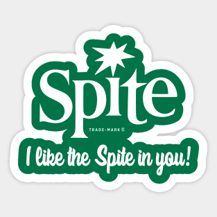 Spite (white) Sticker